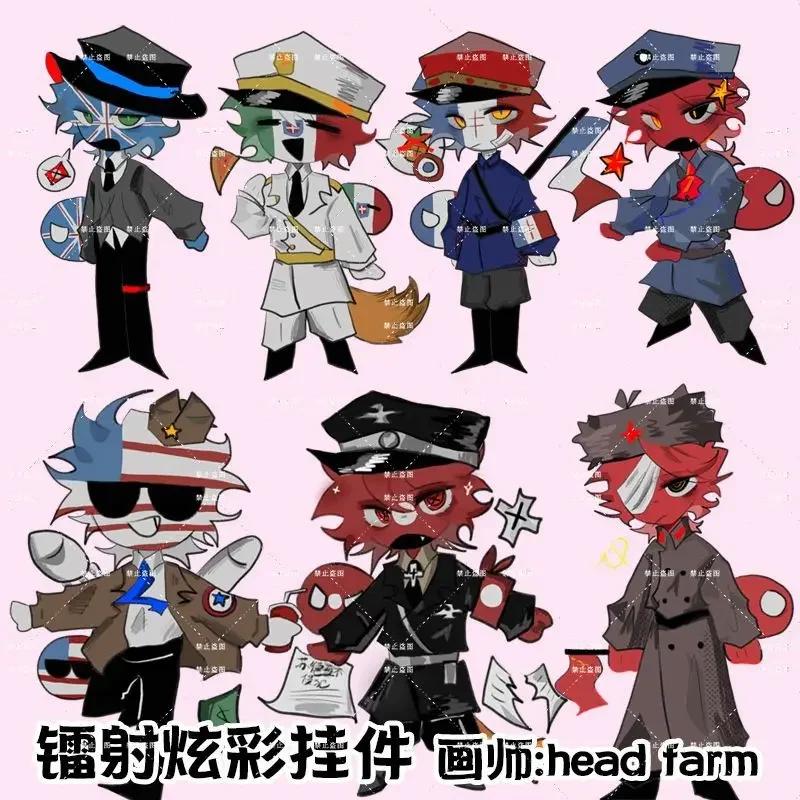 CountryHumans  ִϸ̼ ũ Ű ü,  Ű Ȧ, Ŀ Ű , ִ Ʈ, ƿ ձ, Porte Clef